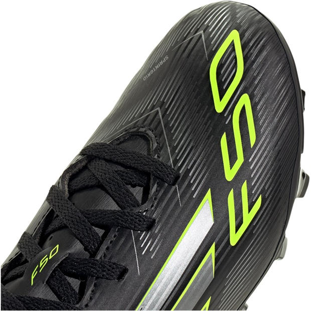 Čierna/citrón - adidas - F50 Club Juniors Firm Ground Football Boots