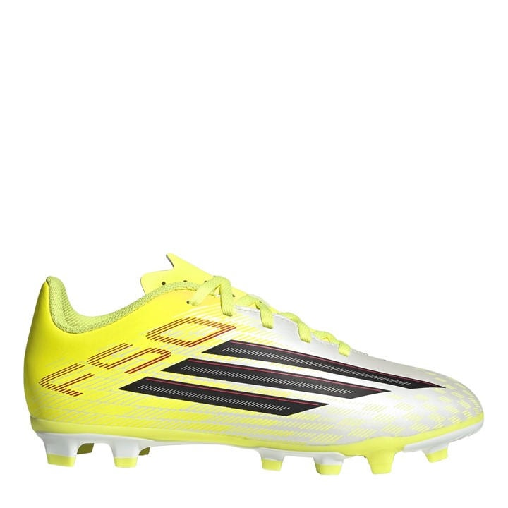 Adidas Boys Yellow F50 Club  Firm Ground Football Boots in Size 5, Sports Direct
