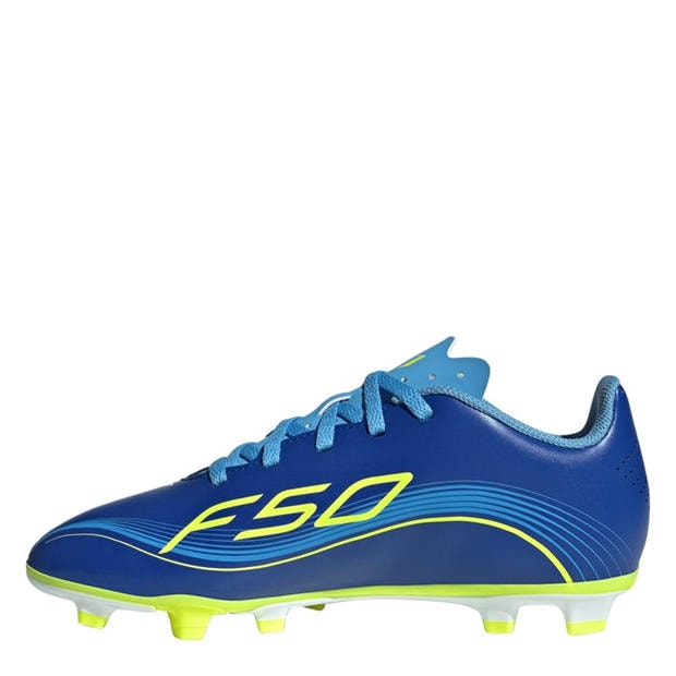 Modrá/Žltá - adidas - F50 Club Juniors Firm Ground Football Boots