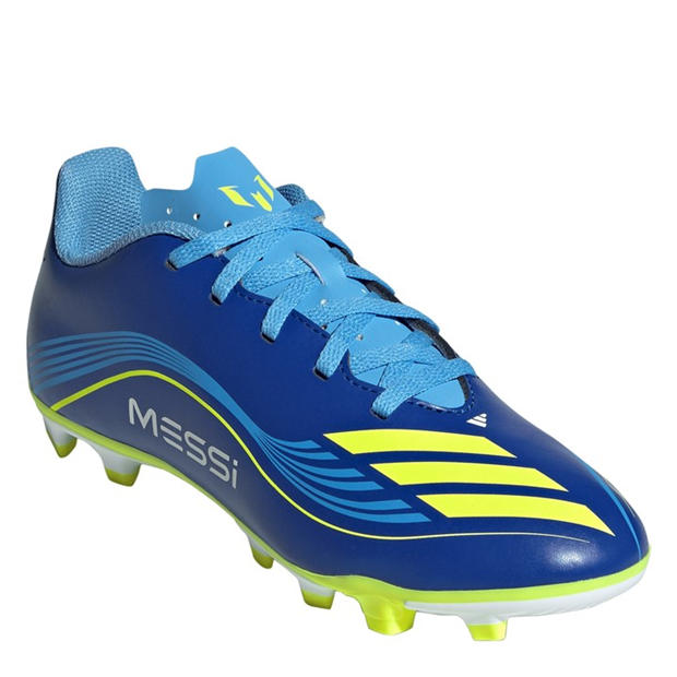 Modrá/Žltá - adidas - F50 Club Juniors Firm Ground Football Boots