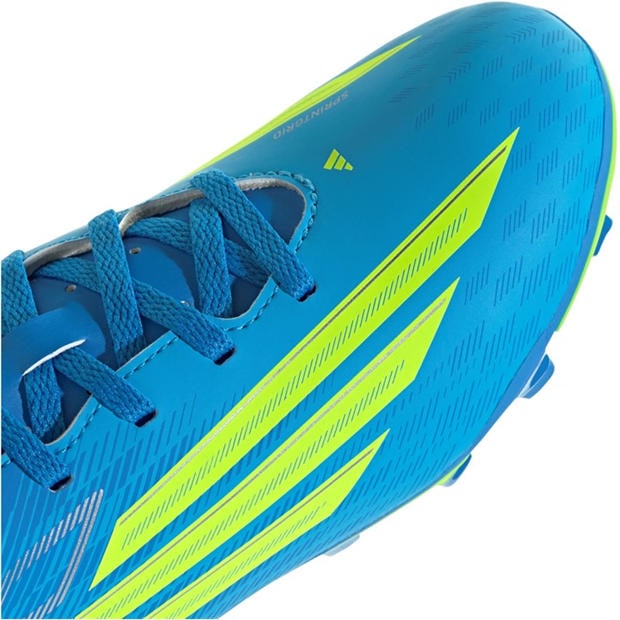 Blue/Yellow - adidas - F50 Club Juniors Firm Ground Football Boots
