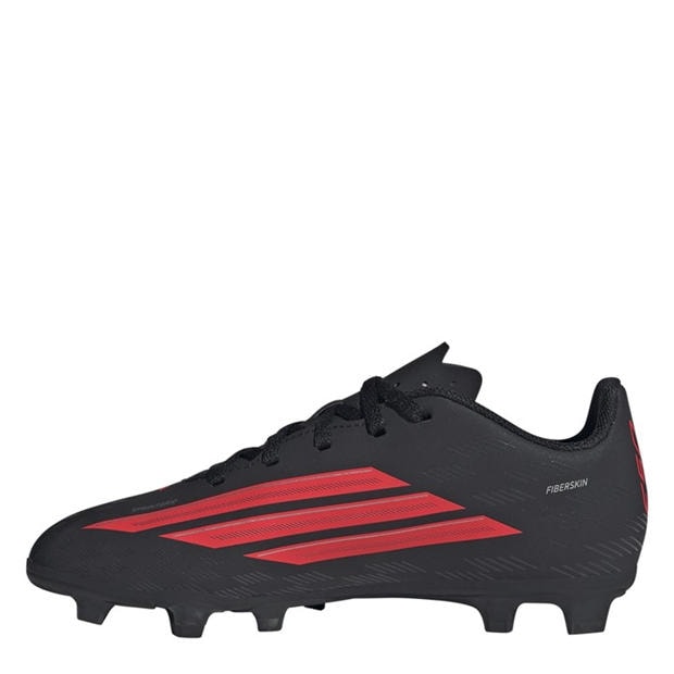 Black/Red - adidas - F50 Club Juniors Firm Ground Football Boots