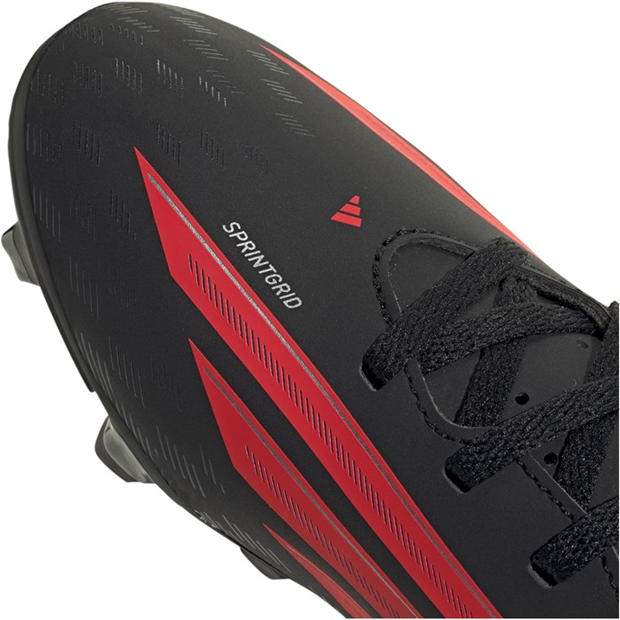 Black/Red - adidas - F50 Club Juniors Firm Ground Football Boots