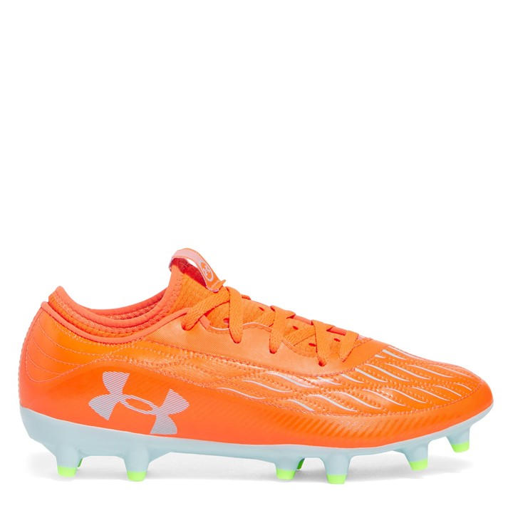 Under Armour Boys Red Magnetico Elite Juniors Firm Ground Football Boots Size 4