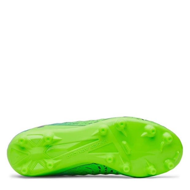 Green/Turquoise - Under Armour - Kids   Under Armour Magnetico .3 Firm Ground Football Boots