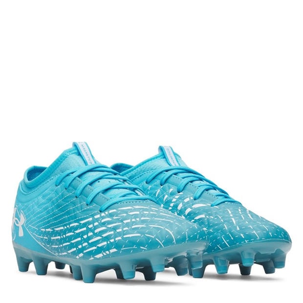 Blue/White - Under Armour - Kids   Under Armour Magnetico .3 Firm Ground Football Boots