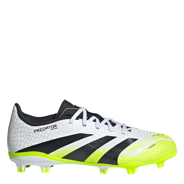 Adidas Boys White Predator League  Firm Ground Football Boots in Size 5.5, Sports Direct