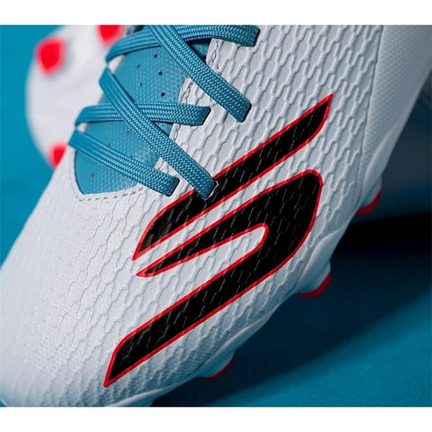 White/Blue - Skechers - SKX.2 Juniors Firm Ground Football Boots