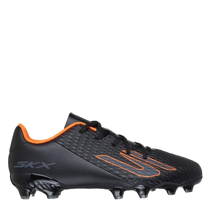 Skechers Boys Black Skx.  Firm Ground Football Boots in Size 2, Sports Direct