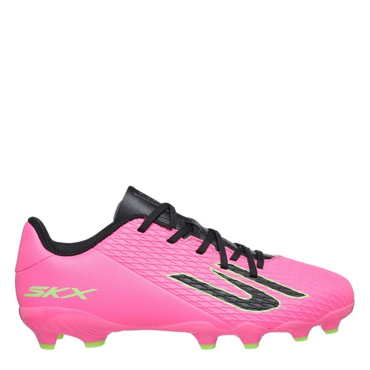 Skechers Boys Pink Skx.  Firm Ground Football Boots in Size 2, Sports Direct