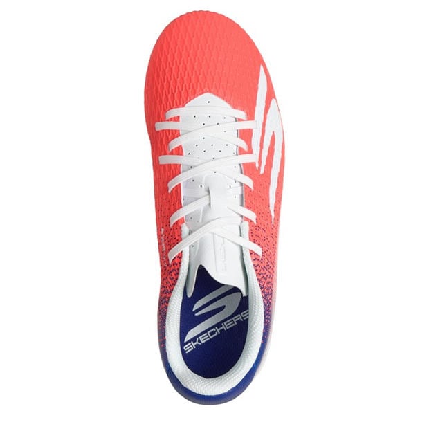 Blue/Pink - Skechers - SKX.2 Juniors Firm Ground Football Boots