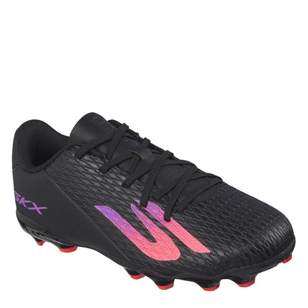 Black/Purple - Skechers - SKX.2 Juniors Firm Ground Football Boots