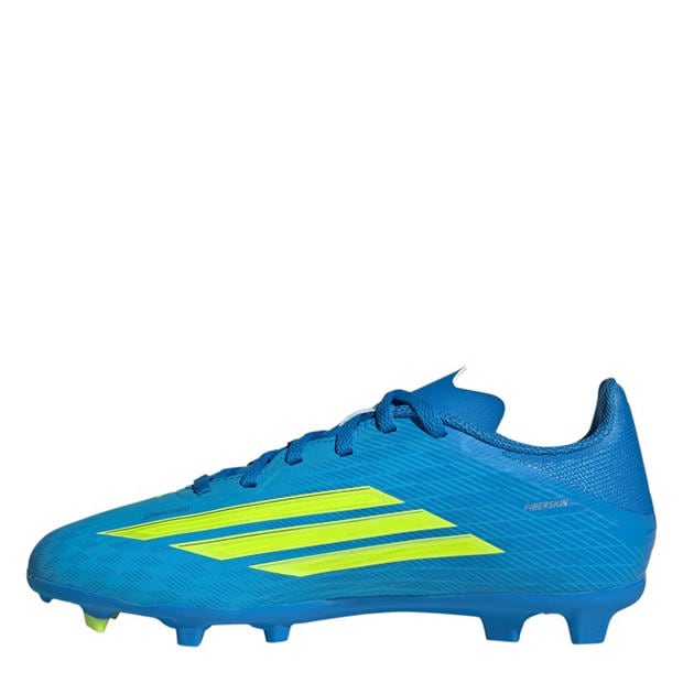 Blue/Yellow - adidas - F50 League Juniors Firm Ground Football Boots