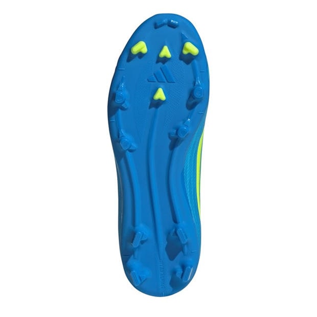 Blue/Yellow - adidas - F50 League Juniors Firm Ground Football Boots