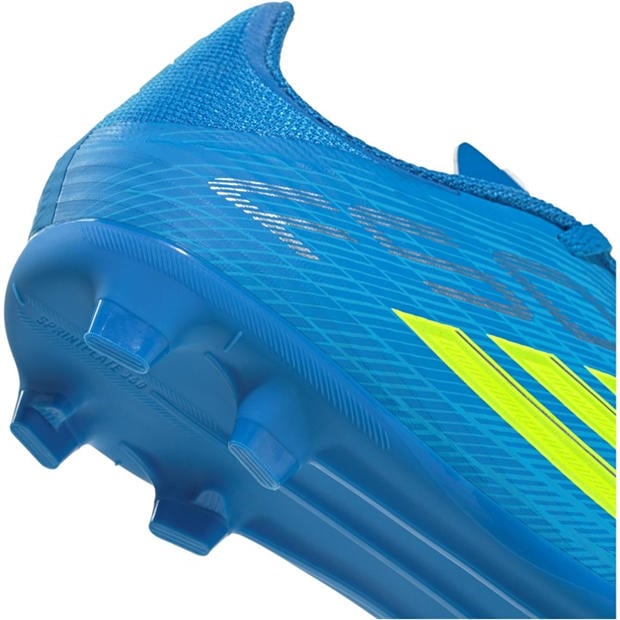 Blue/Yellow - adidas - F50 League Juniors Firm Ground Football Boots