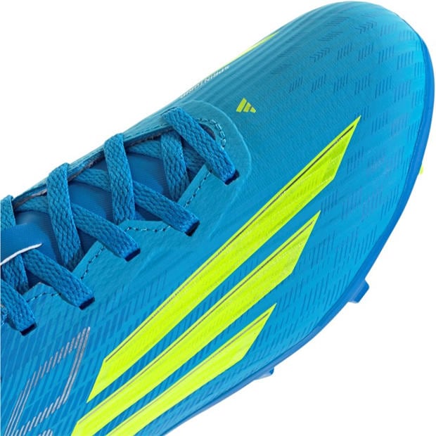 Blue/Yellow - adidas - F50 League Juniors Firm Ground Football Boots