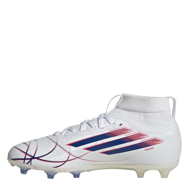 White/Blue/Red - adidas - F50 League Juniors Firm Ground Football Boots