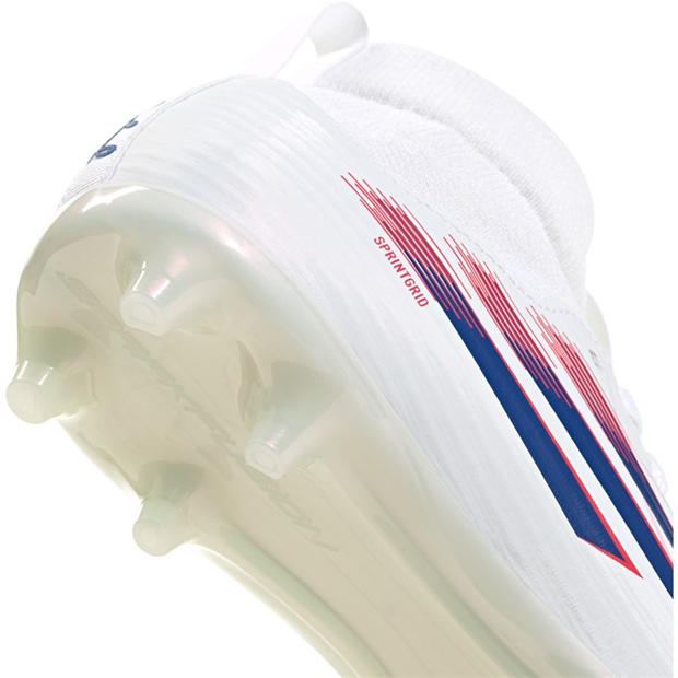 White/Blue/Red - adidas - F50 League Juniors Firm Ground Football Boots