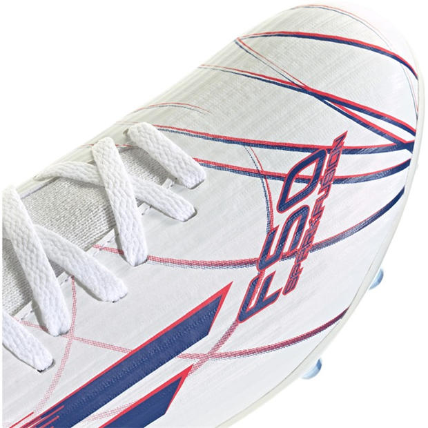 White/Blue/Red - adidas - F50 League Juniors Firm Ground Football Boots