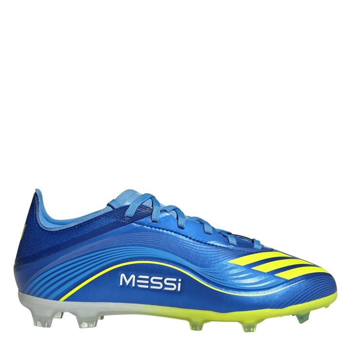 Adidas Boys Blue F50 Elite  Firm Ground Football Boots in Size 5.5, Sports Direct