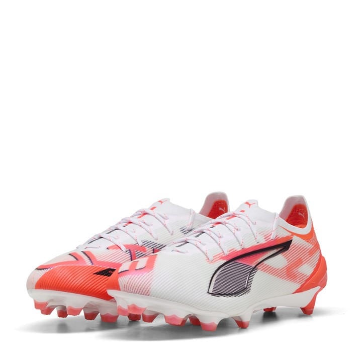 Puma Boys White Ultra  Ultimate Firm Ground Football Boots  in Size 5, Sports Direct