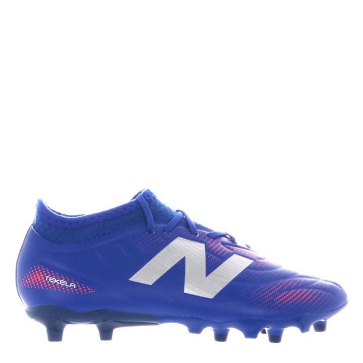 New Balance Boys Blue Tekela Academy Firm Ground Football Boots in Size 1, Sports Direct