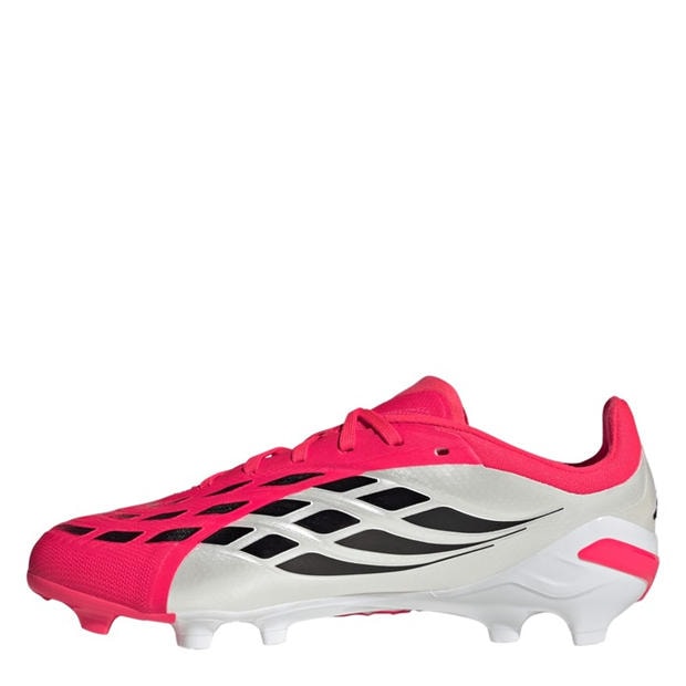 Red/Blk/White - adidas - Juniors adidas Predator Elite Firm Ground Football Boots