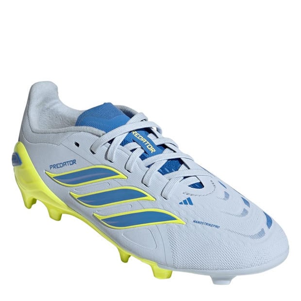 Blue/Yellow - adidas - Juniors adidas Predator Elite Firm Ground Football Boots
