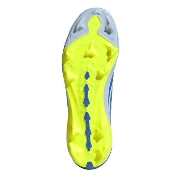 Blue/Yellow - adidas - Juniors adidas Predator Elite Firm Ground Football Boots