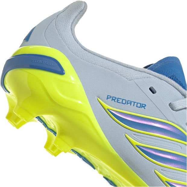 Blue/Yellow - adidas - Juniors adidas Predator Elite Firm Ground Football Boots