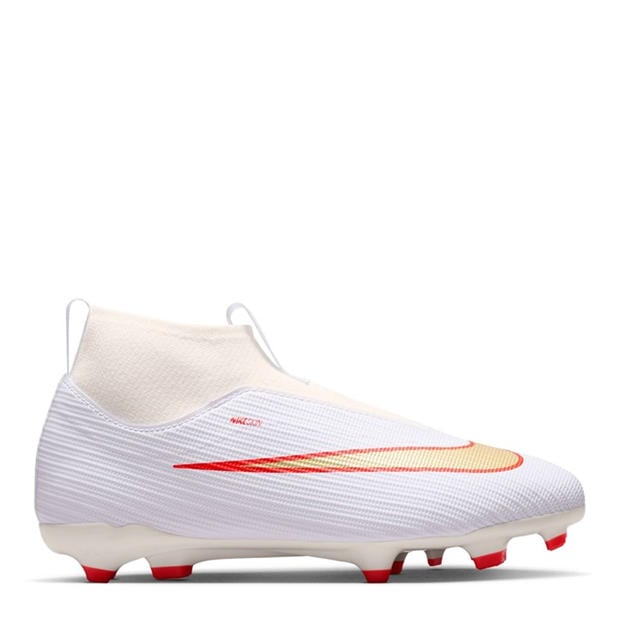 White/Red - Nike - Unisex Kids' Superfly 11 Academy Firm Ground Football Boots