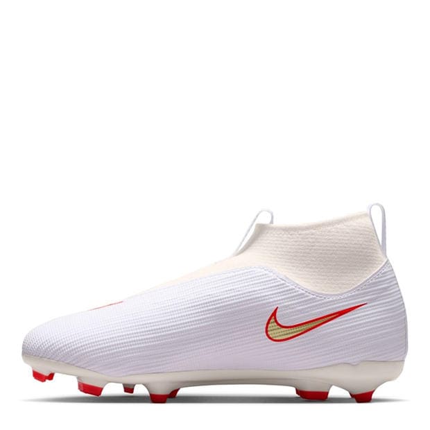 White/Red - Nike - Unisex Kids' Superfly 11 Academy Firm Ground Football Boots