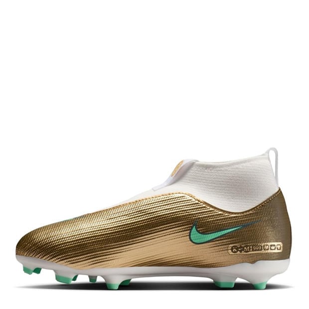 Gold/Jade - Nike - Unisex Kids' Superfly 11 Academy Firm Ground Football Boots