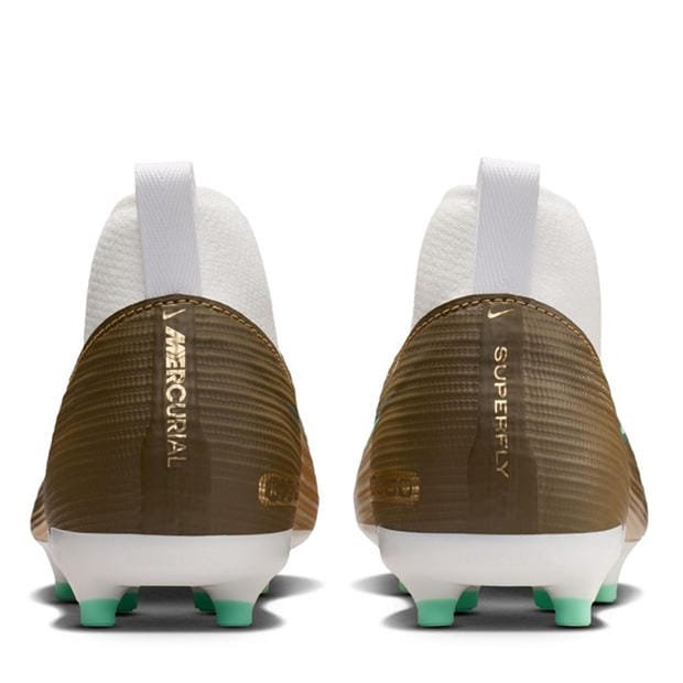 Gold/Jade - Nike - Unisex Kids' Superfly 11 Academy Firm Ground Football Boots