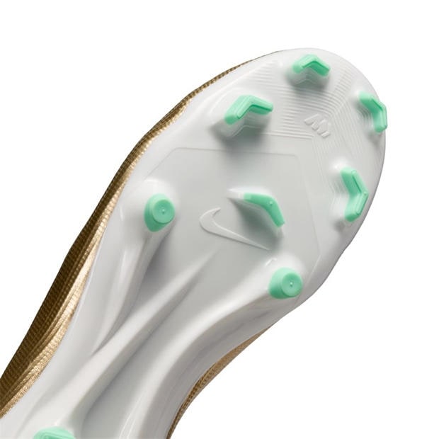 Gold/Jade - Nike - Unisex Kids' Superfly 11 Academy Firm Ground Football Boots