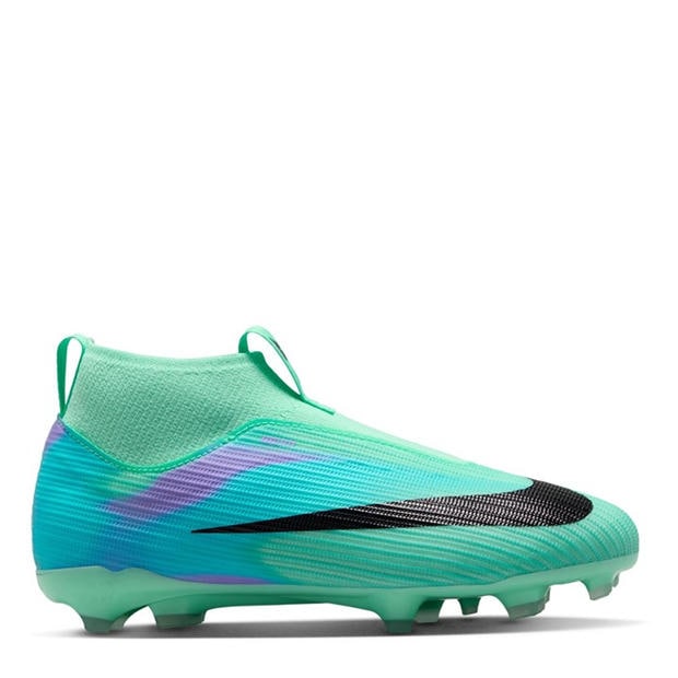 Green/Black - Nike - Unisex Kids' Superfly 11 Academy Firm Ground Football Boots