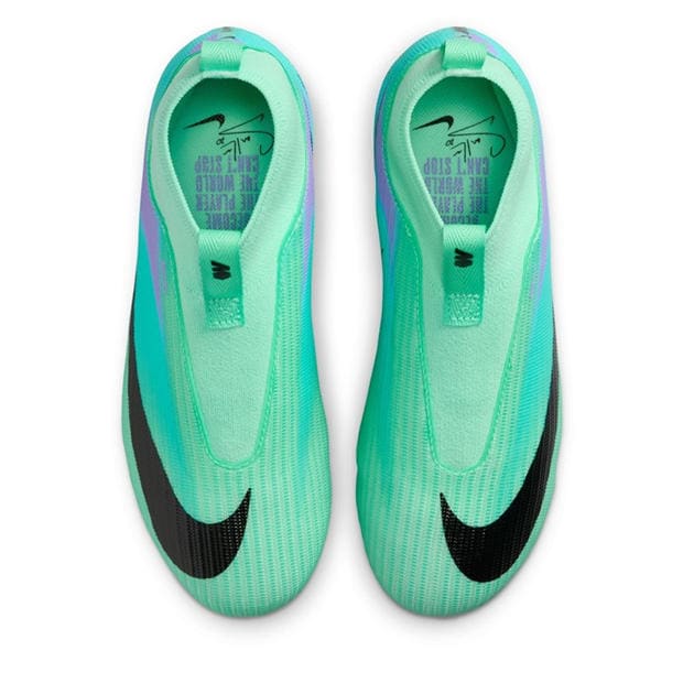 Green/Black - Nike - Unisex Kids' Superfly 11 Academy Firm Ground Football Boots