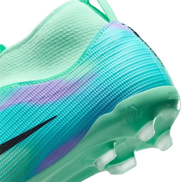 Green/Black - Nike - Unisex Kids' Superfly 11 Academy Firm Ground Football Boots