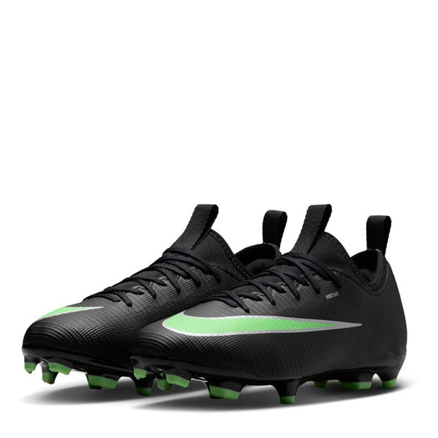 Black/Green - Nike - Unisex Kids' Vapor 17 Academy Firm Ground Football Boots