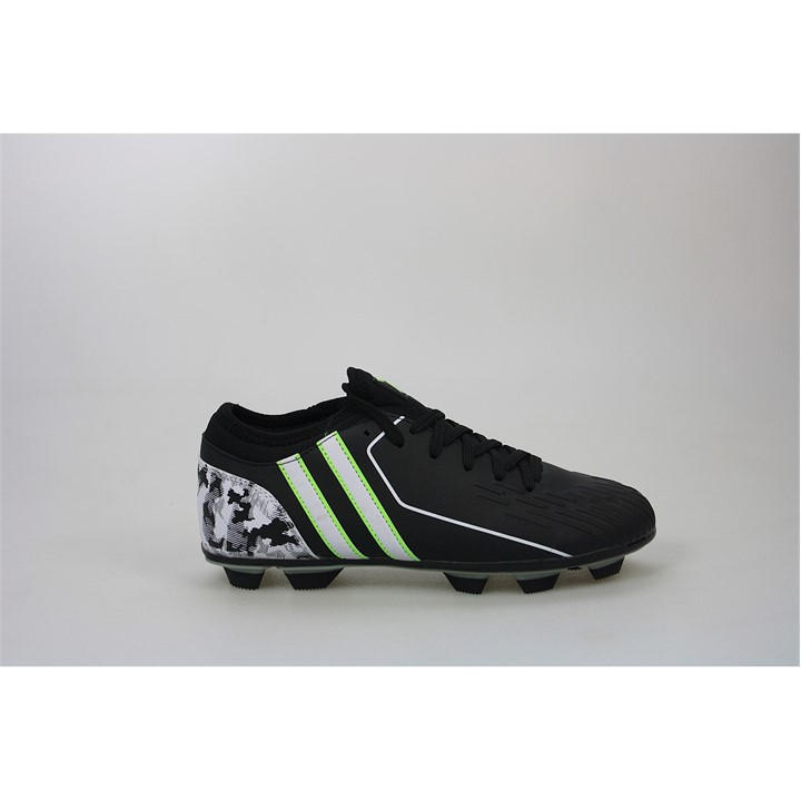 Patrick  Kids Black Firm Ground Football Boots in Size 4, Sports Direct