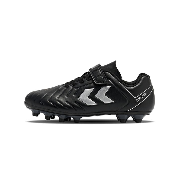 Hummel Boys Black Top Star Firm Ground Football Boots  in Size 3, Sports Direct