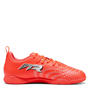Red/Wht-Silver - Puma - Future 9 Play Indoor Junior Football Boots