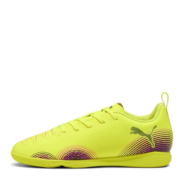 Yellow Alert - Puma - Unisex Kids' Future 8 Play It Indoor Football Boots