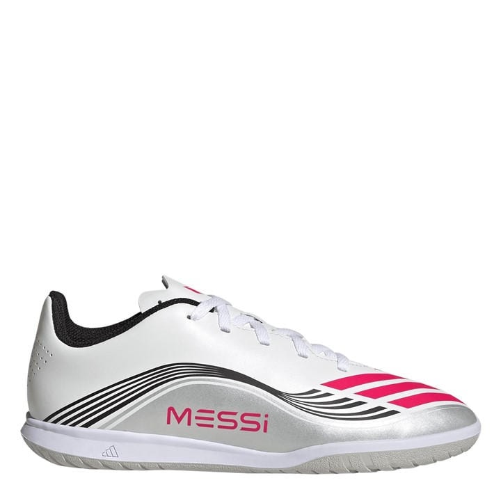 Adidas Boys White F50 Club  Indoor Football Boots in Size 5.5, Sports Direct
