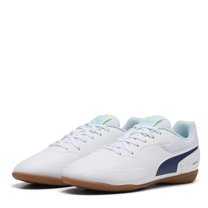 Puma  Kids White ' Truco Iii Indoor Football Boots in Size 5, Sports Direct