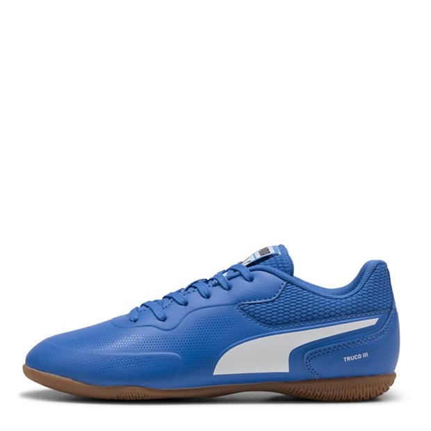ltrBl-Wht-SpdBl - Puma - Unisex Kids' Truco III Indoor Football Boots