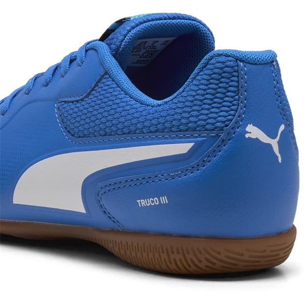 ltrBl-Wht-SpdBl - Puma - Unisex Kids' Truco III Indoor Football Boots