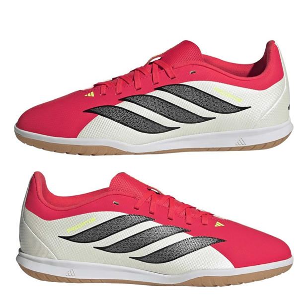 Lucid Red/Core - adidas - Kids' Predator Club in Sala Indoor Football Boot