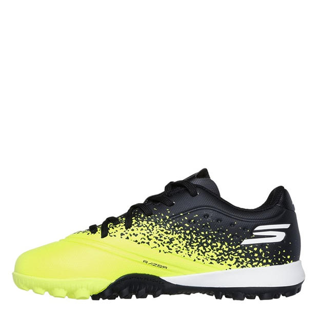 Yellow/Black - Skechers - Razor Juniors Astro Turf Football Boots