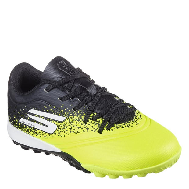 Yellow/Black - Skechers - Razor Juniors Astro Turf Football Boots